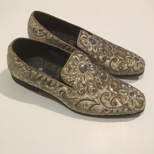 After Midnight Smoker Loafer Shoe Slide On 6734 Size 9